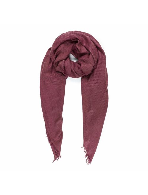 Scarves for Women: Lightweight Solid color Fall Winter Fashion Scarf by MIMOSITO