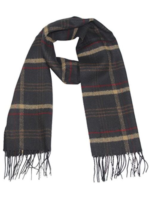 MINAKOLIFE Classic Cashmere Feel Winter Scarf in Rich Plaids