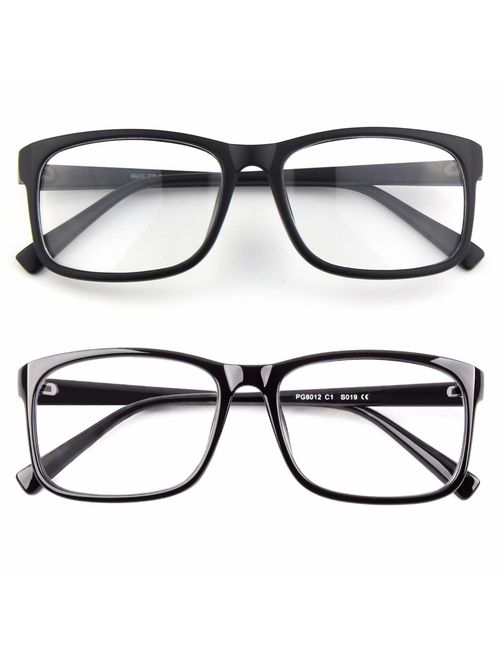 Happy Store CN12 Casual Fashion Basic Square Frame Clear Lens Eye Glasses...