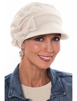 Versatility Newsboy Hat-Caps for Women with Chemo Cancer Hair Loss