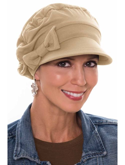 Versatility Newsboy Hat-Caps for Women with Chemo Cancer Hair Loss