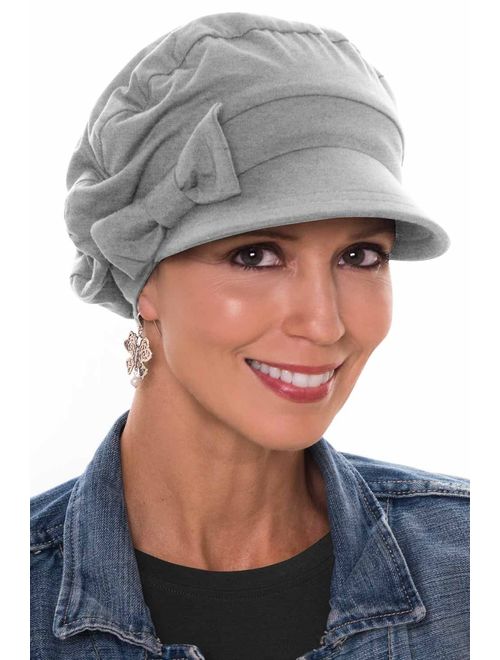 Versatility Newsboy Hat-Caps for Women with Chemo Cancer Hair Loss