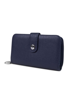 Be Shore Womens Wallet RFID Blocking Zip Around Clutch