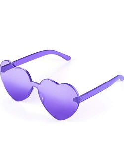 Maxdot Heart Shape Sunglasses Party Sunglasses