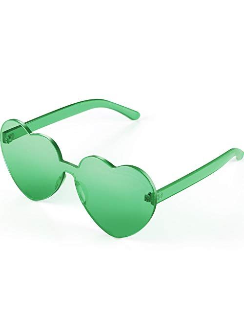 Maxdot Heart Shape Sunglasses Party Sunglasses