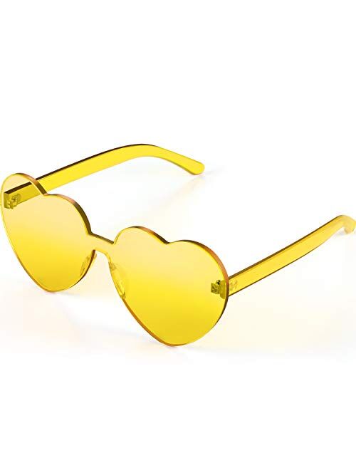 Maxdot Heart Shape Sunglasses Party Sunglasses