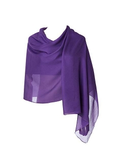 Cyzlann Women's Scarves 100% Silk Long Lightweight Scarfs for women