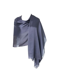 Cyzlann Women's Scarves 100% Silk Long Lightweight Scarfs for women