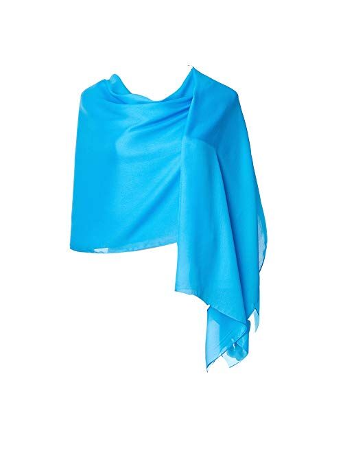 Cyzlann Women's Scarves 100% Silk Long Lightweight Scarfs for women