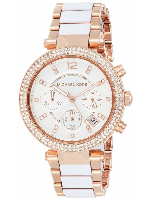 Michael Kors Women's Parker Rose Gold-Tone Watch MK5774