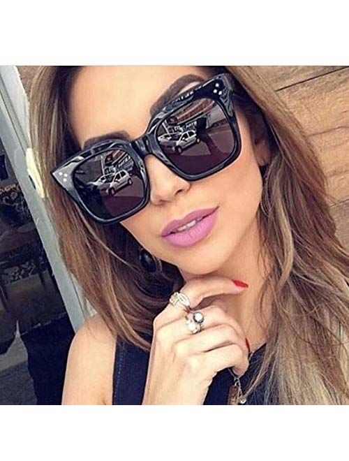 FEISEDY Vintage Women Butterfly Sunglasses Designer Luxury Square Gradient Sun Glasses Shades B2486