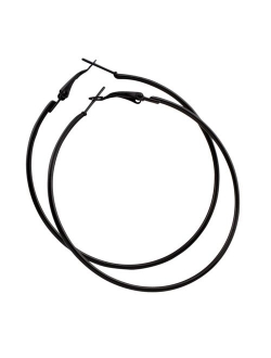 IDB Classic Stainless Steel Big Hoop Earrings - 2.32