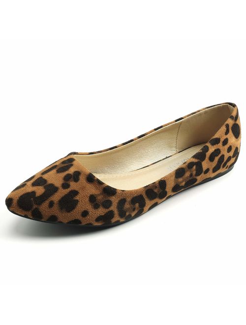 Classic Casual Pointed Toe Ballet Flats Flat Shoes for Women