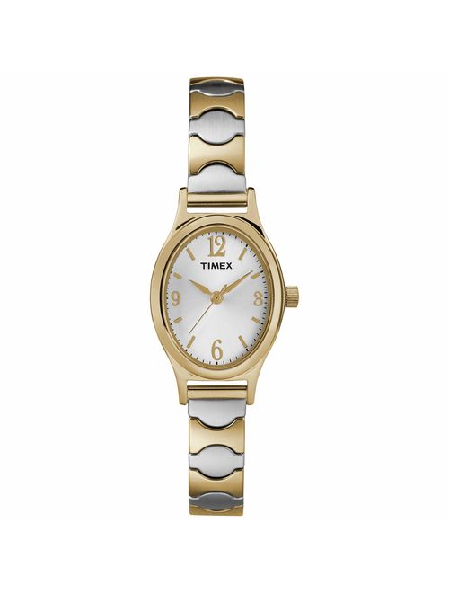 Timex Women's T26301 Kendall Circle Two-Tone Stainless Steel Expansion Band Watch