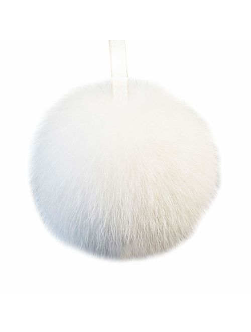 Cute Rabbit Fur Ball Pom Pom Keychain Cityelf Car Key Ring Handbag Tote Bag Pendant Purse Charm