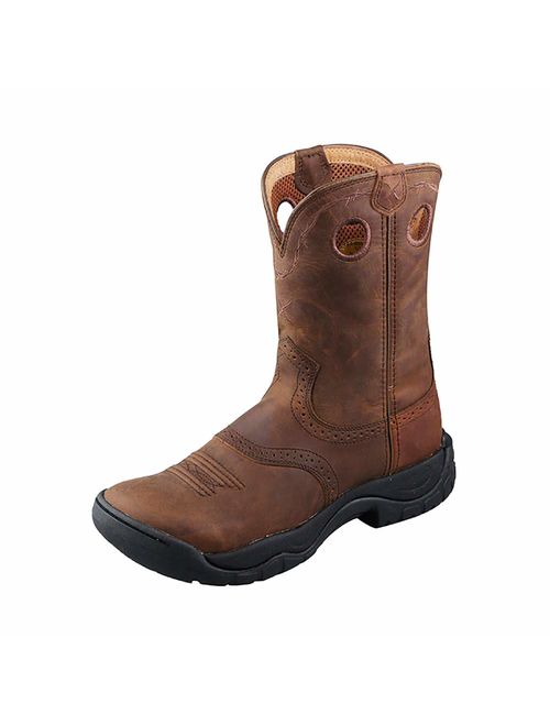 Twisted X Women's Distressed All Around Barn Boot Round Toe