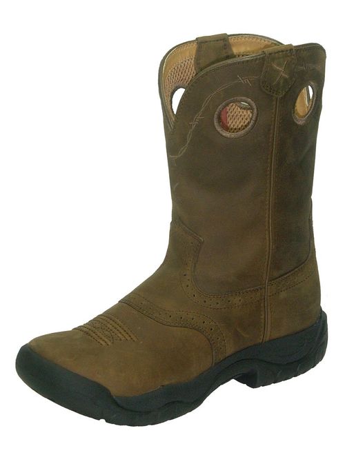 Twisted X Women's Distressed All Around Barn Boot Round Toe