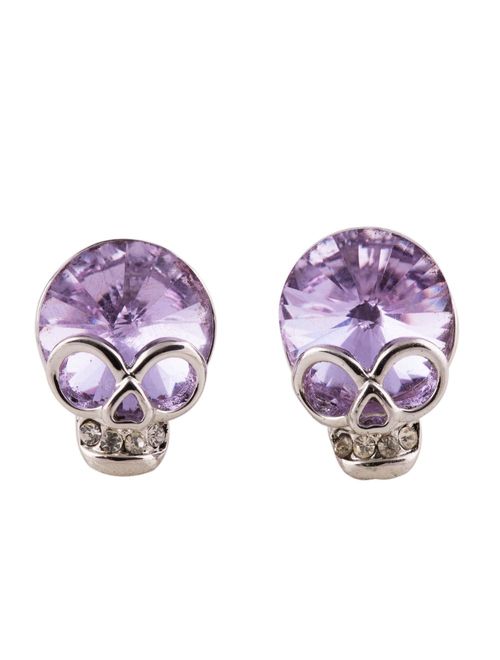 EVBEA Cute Skull Studs Womens Gothic Cool Statement Skeleton Jewelry Candy Skull Earrings