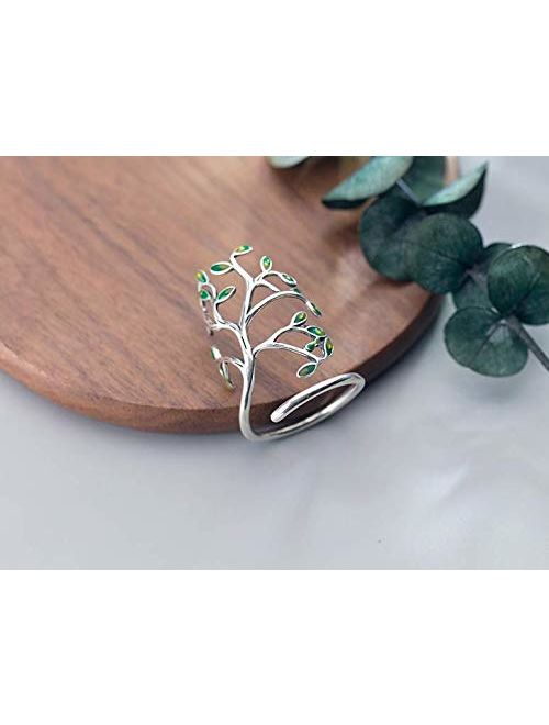 Helen de Lete Innovative Life Tree Sterling Silver Open Ring