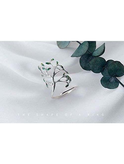 Helen de Lete Innovative Life Tree Sterling Silver Open Ring