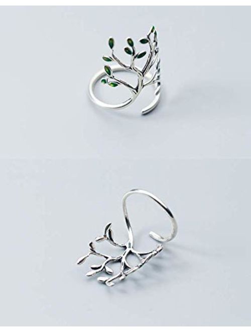 Helen de Lete Innovative Life Tree Sterling Silver Open Ring