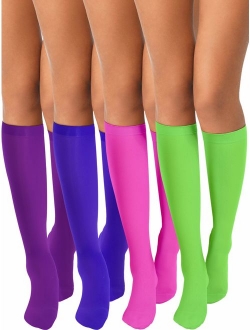 SATINIOR Women Knee Socks Boot Stockings High Socks Cosplay Socks for Christmas Festival Party Decorations