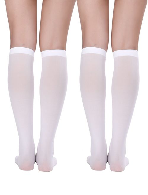 SATINIOR Women Knee Socks Boot Stockings High Socks Cosplay Socks for Christmas Festival Party Decorations