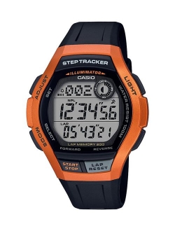 Men's Step Tracker Watch, Black WS2000H-1AV