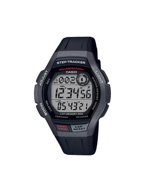 Casio Men's Step Tracker Watch, Black WS2000H-1AV