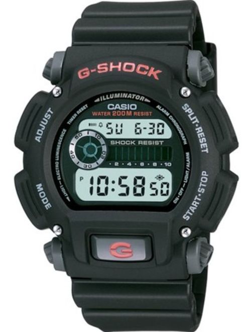 Casio Men's DW9052-1V G-Shock Black Stainless Steel and Resin Digital Watch