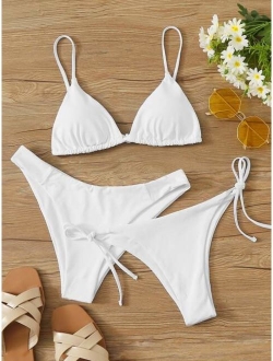 3pack Triangle Co-ord Bikini Set