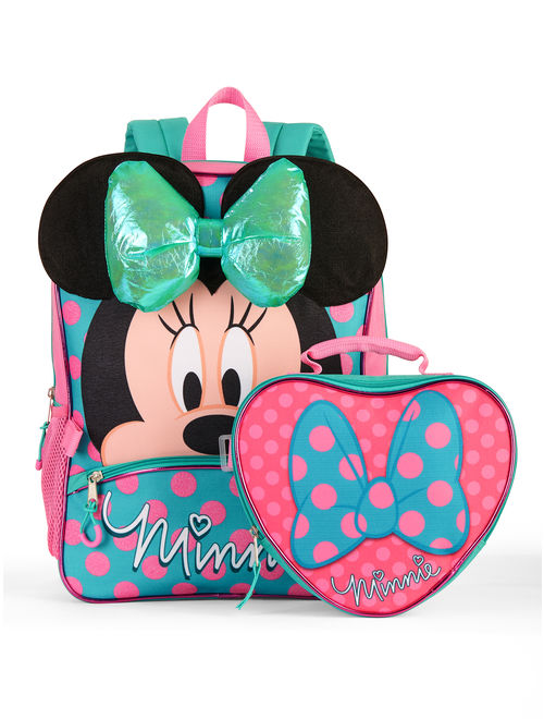 Minnie Mouse Backpack With Lunch Bag