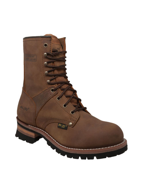 AdTec Men's 1427 9" Soft Toe Logger Boot