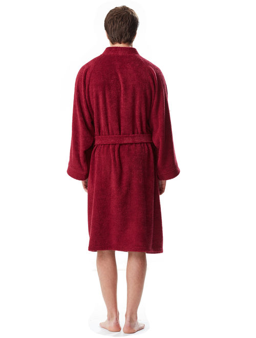 Men's Shortee Model Turkish Cotton Kimono Bathrobe