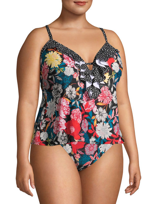 time and tru swimwear plus size