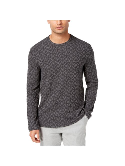 Tasso Elba Mens Medallion Pullover Sweater