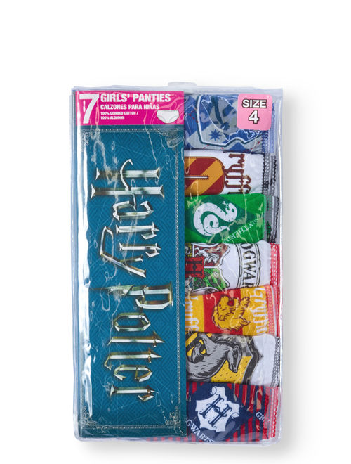 Harry Potter, Girls Underwear, 7 Pack Panties (Little Girls & Big Girls)