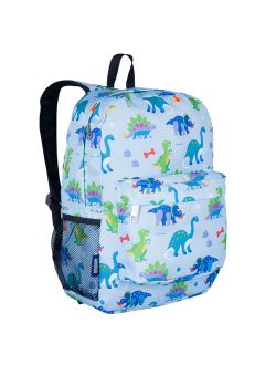 Wildkin Dinosaur Land Blue 16 Inch Kids Backpack for Boys and Girls