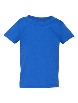 Little Boys' Taped Neck Heavy Preshrunk T-Shirt, 6T, Light Blue