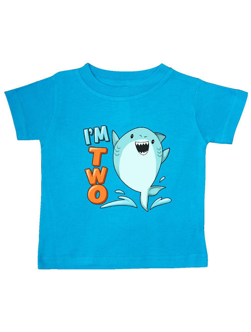 I'm Two- shark second birthday Baby T-Shirt