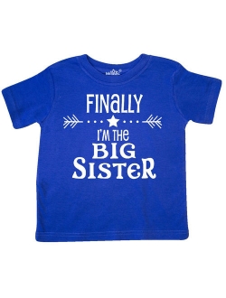 Finally I'm the Big Sister Toddler T-Shirt