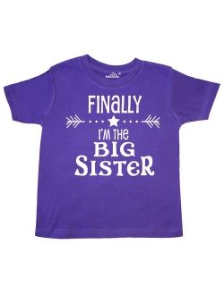 Finally I'm the Big Sister Toddler T-Shirt