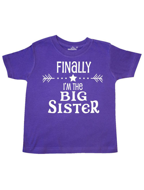 Finally I'm the Big Sister Toddler T-Shirt