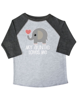 My Auntie Loves Me Niece Gift Toddler T-Shirt