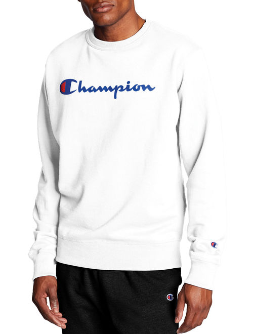 Champion Men's Powerblend Graphic Crewneck Sweatshirt, up to Size 2XL