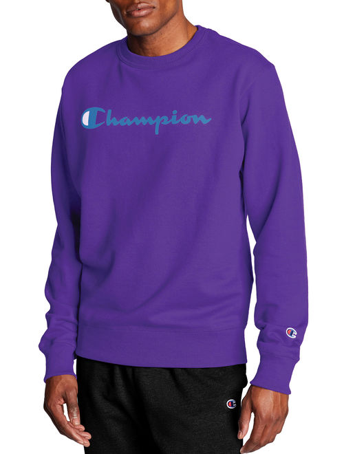 Champion Men's Powerblend Graphic Crewneck Sweatshirt, up to Size 2XL