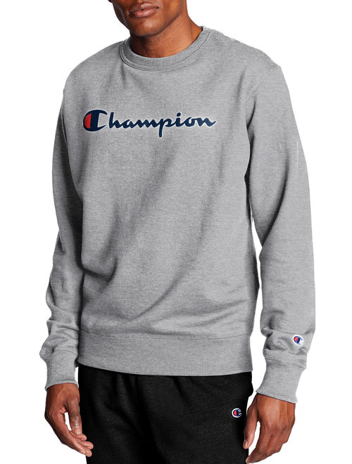 Champion Men's Powerblend Graphic Crewneck Sweatshirt, up to Size 2XL