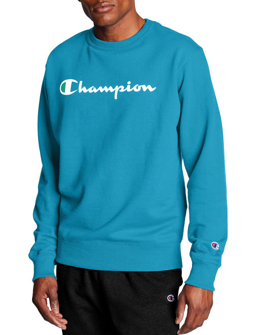 Champion Men's Powerblend Graphic Crewneck Sweatshirt, up to Size 2XL