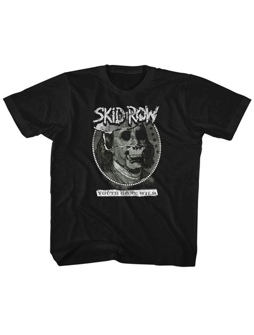 American Classics Skid Row Heavy Metal Band Dead Benji Black Toddler Little Boys T-Shirt Tee