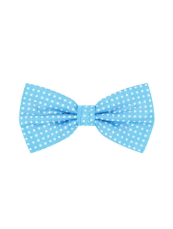 Polka Dot Print Men's Polka Dotted Pretied Bowtie